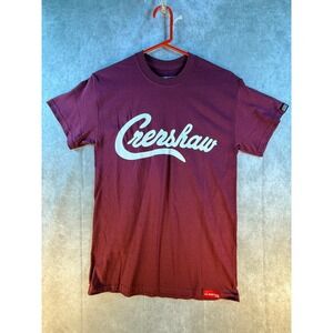 The Marathon Clothing T-Shirt Men Small Burgundy Crenshaw Nipsey Hussel Urban